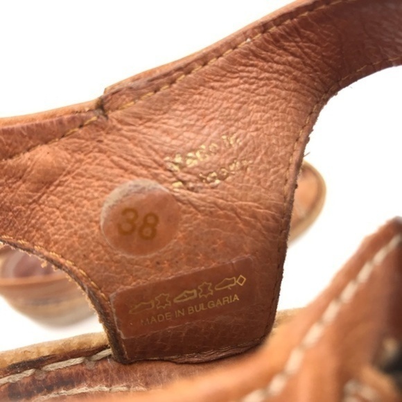 Josef Seibel Tan Mary Jane Leather Sandals size 37 - Picture 8 of 10